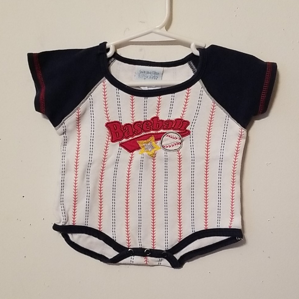 Mon Petit "Baseball" Onesie